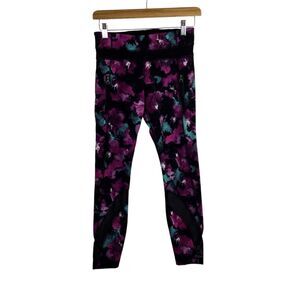 Lululemon Women's Inspire Tight II Midnight Bloom Leggings Multicolor Size 4